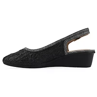 Boris Slingback Wedge - Wide Width