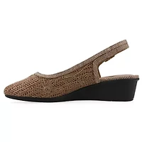 Boris Slingback Wedge - Wide Width