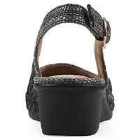 Boris Slingback Wedge - Wide Width