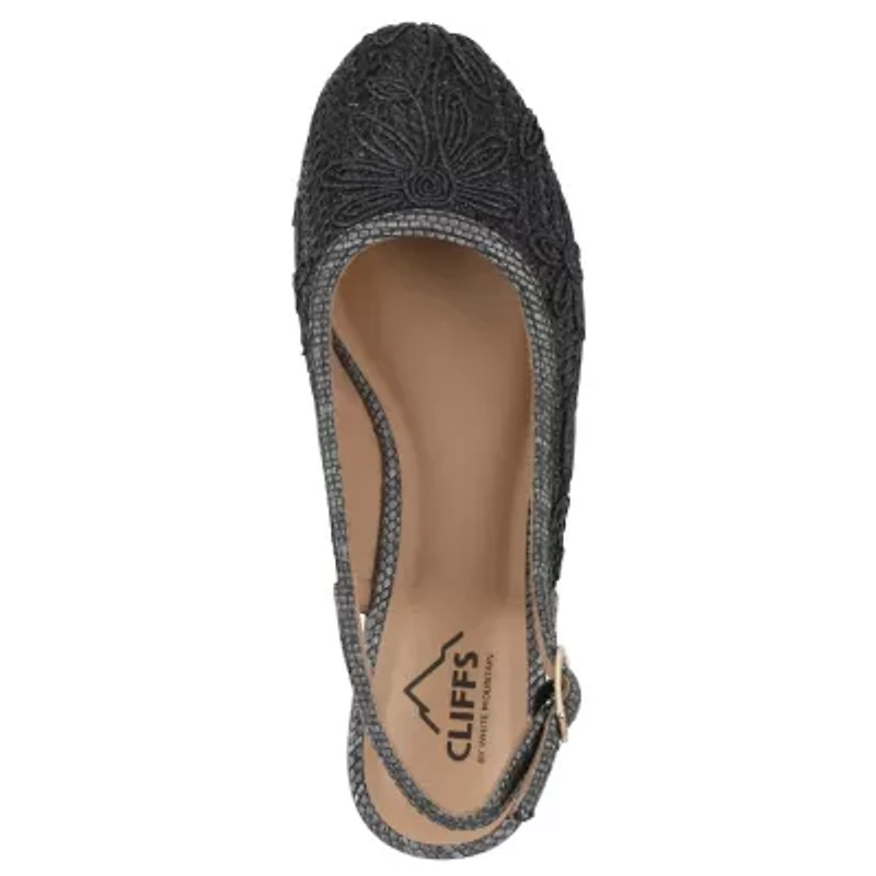 Boris Slingback Wedge - Wide Width