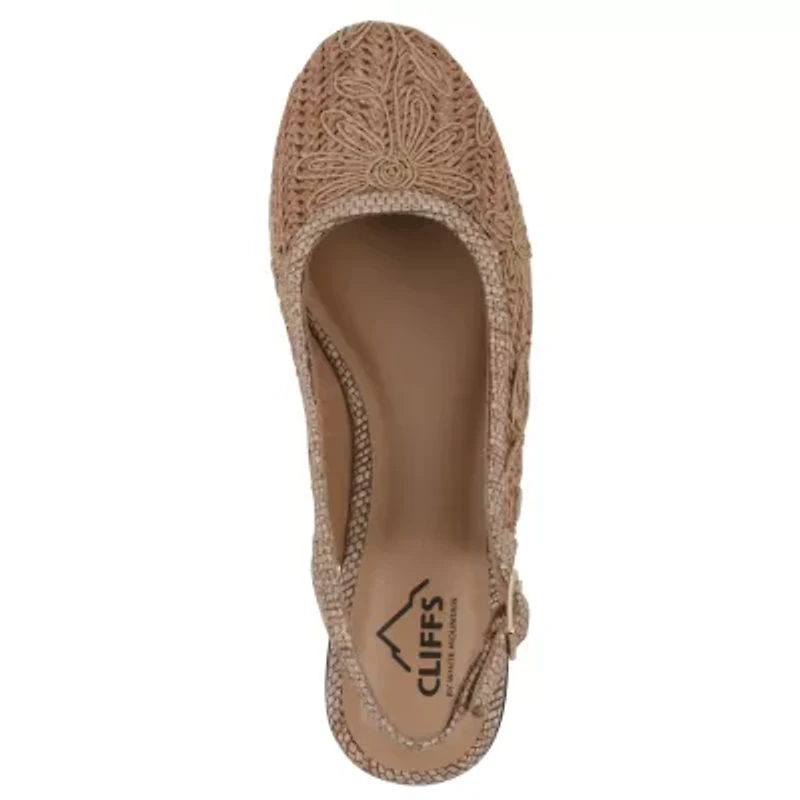 Boris Slingback Wedge - Wide Width