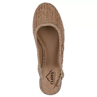 Boris Slingback Wedge - Wide Width