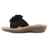 Casmyn Floral Mini Wedge Sandal - Wide Width