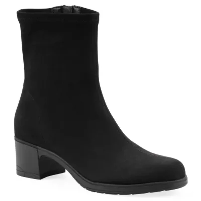Huda Block Heel Bootie