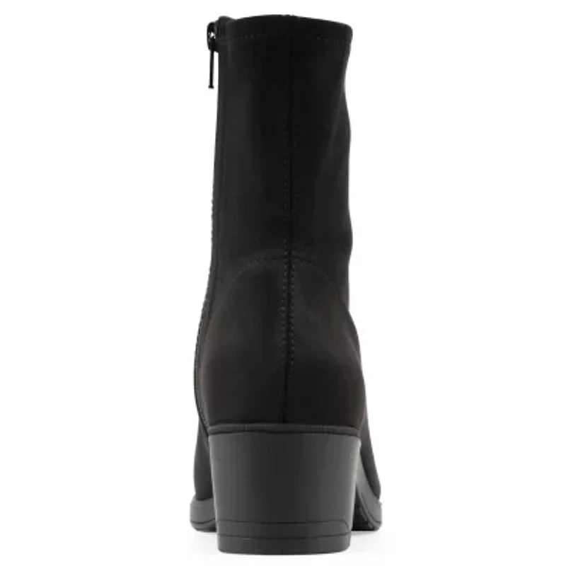 Huda Block Heel Bootie