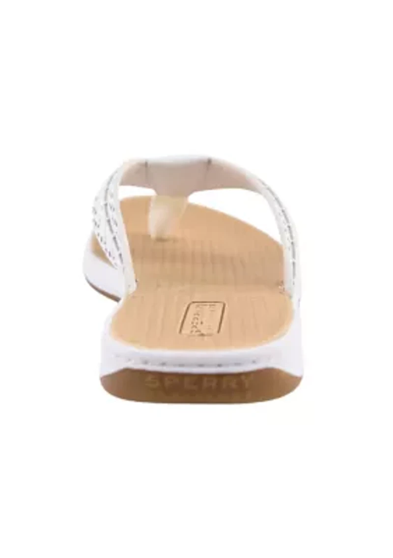Seafish 3 Perforated Flip Flop Thong Sandals
