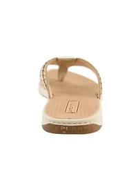 Seafish 3 Perforated Flip Flop Thong Sandals