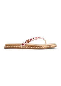 Isla Thong Embroidered Sandals