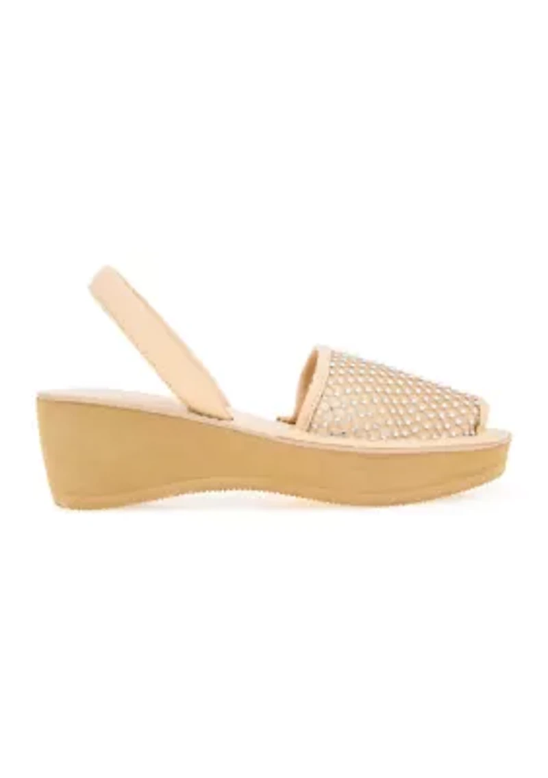Fine Glass Mesh Sandals