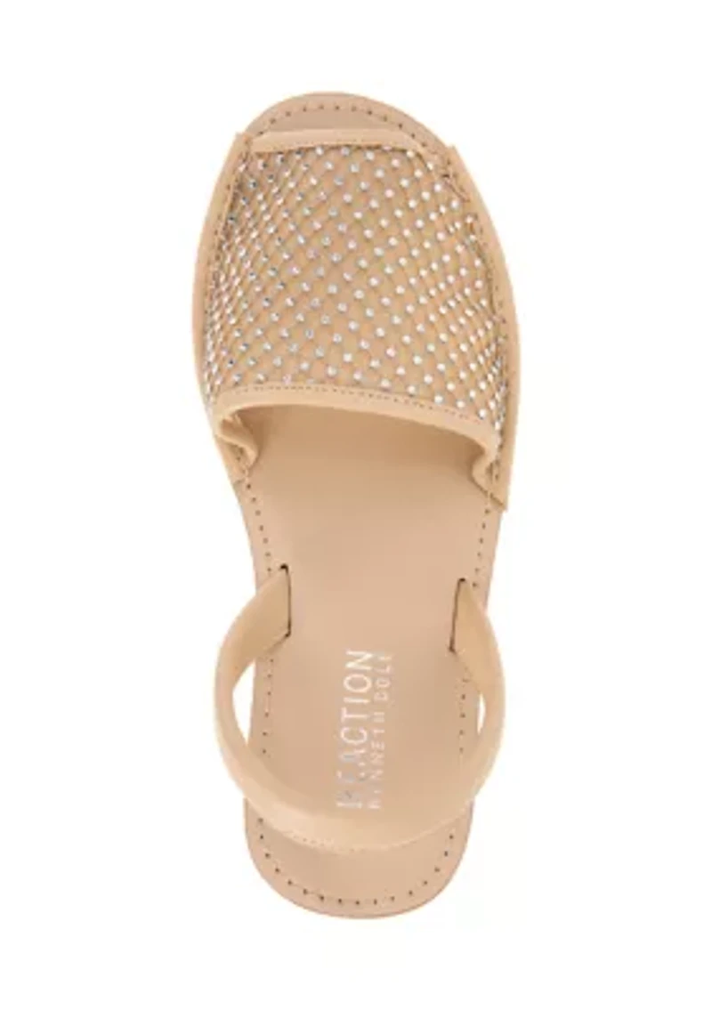 Fine Glass Mesh Sandals