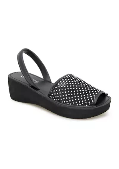 Fine Glass Mesh Sandals