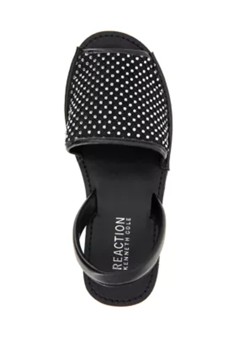 Fine Glass Mesh Sandals