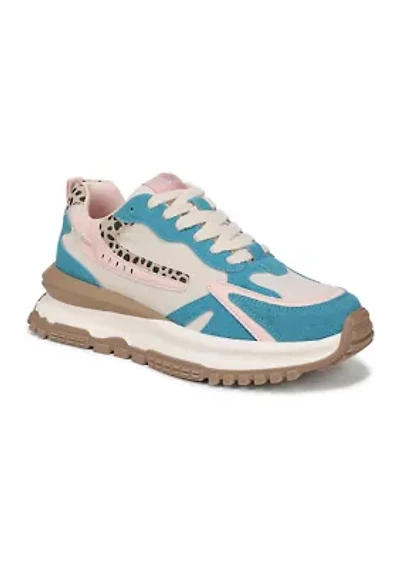 Lace Up Multicolor Sneakers