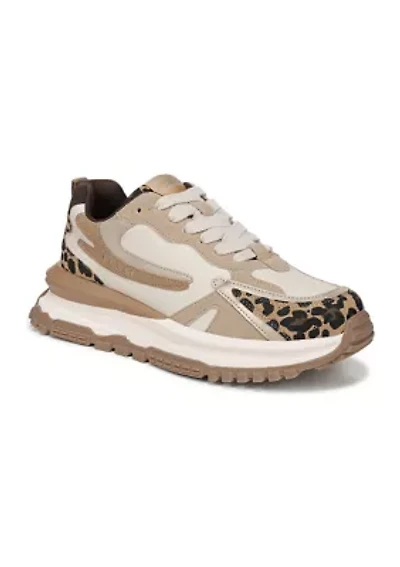 Leo Leopard Detail Sneakers