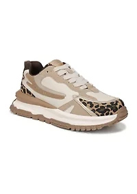 Leo Leopard Detail Sneakers