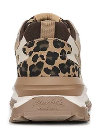 Leo Leopard Detail Sneakers