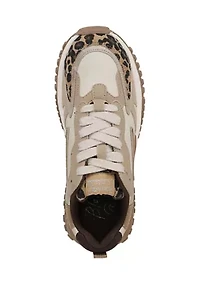 Leo Leopard Detail Sneakers
