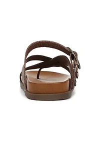 Lilac Buckle Sandals
