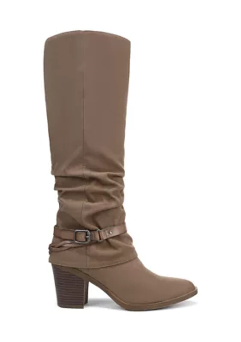 Carey Tall Buckle Boots