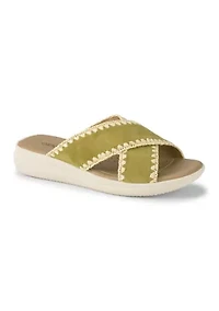 Dolinda Cross Strap Sandals