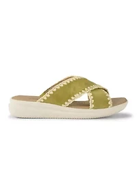 Dolinda Cross Strap Sandals