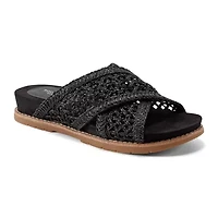 Zora Open Toe Slip-on Flat Casual Sandals