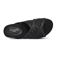 Zora Open Toe Slip-on Flat Casual Sandals