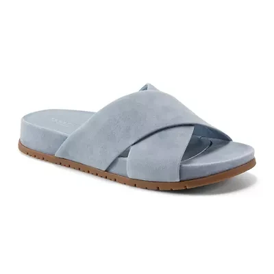 Leia Open Toe Casual Slip-on Flat Sandals