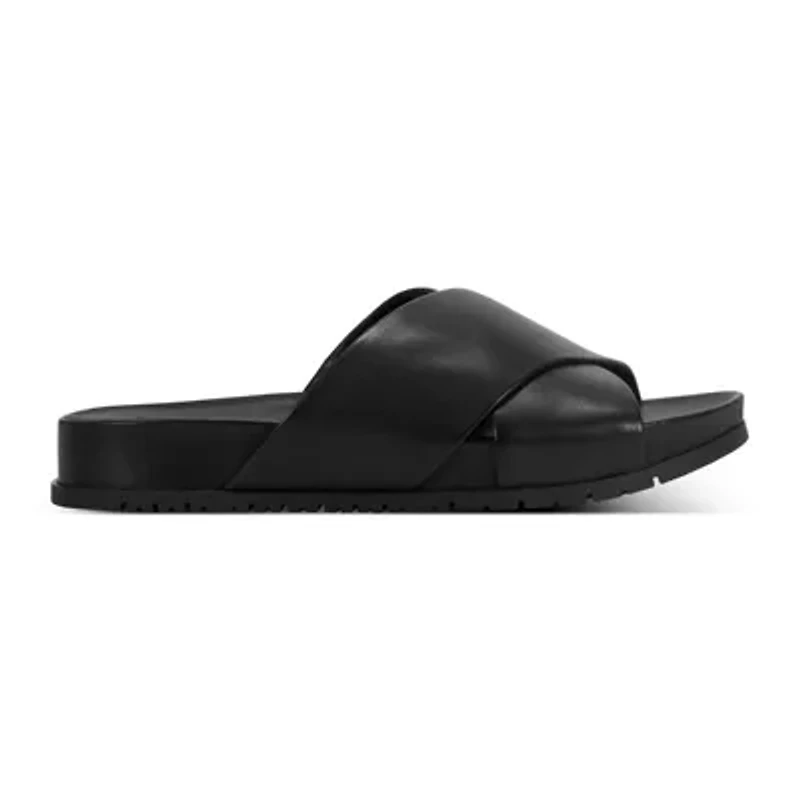 Leia Open Toe Casual Slip-on Flat Sandals