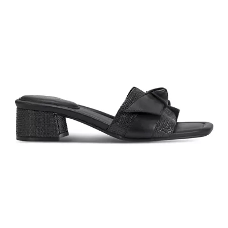 Carsie Square Toe Slip-on Dress Sandals
