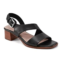 Hennly Block Heel Square Toe Dress Sandals