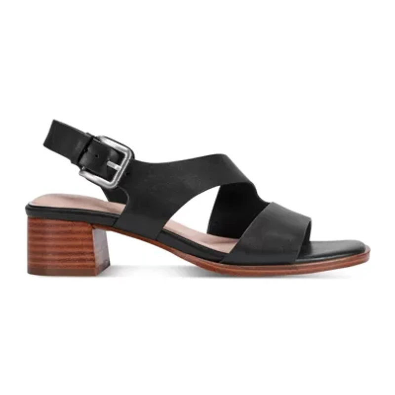 Hennly Block Heel Square Toe Dress Sandals