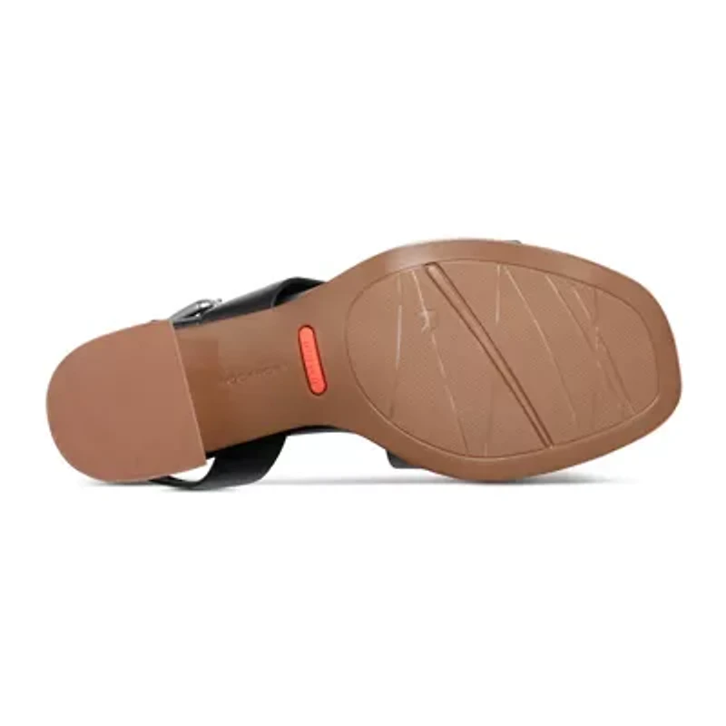 Hennly Block Heel Square Toe Dress Sandals
