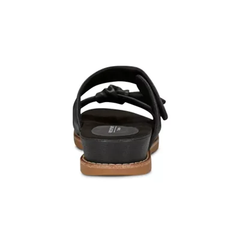 Zova Slip-on Open Toe Flat Casual Sandals