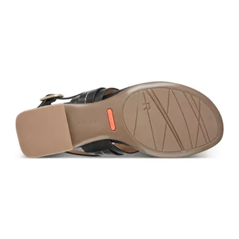 Ofera Low Block Heel Thong Slingback Sandals
