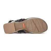 Ofera Low Block Heel Thong Slingback Sandals