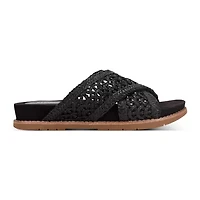 Zora Open Toe Slip-on Flat Casual Sandals