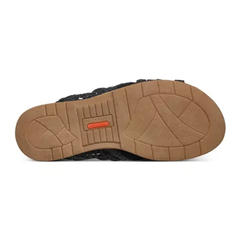 Zora Open Toe Slip-on Flat Casual Sandals