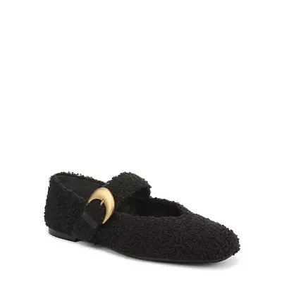 Bella Plush Mary Jane Flats