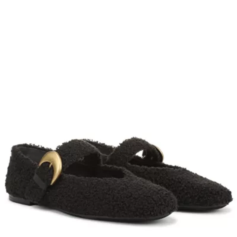 Bella Plush Mary Jane Flats