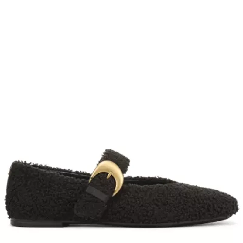 Bella Plush Mary Jane Flats