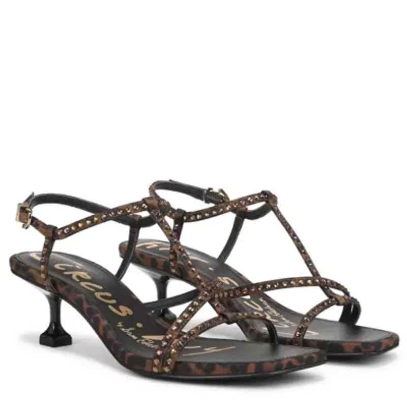 Jaida Glitz Kitten Heel Sandal