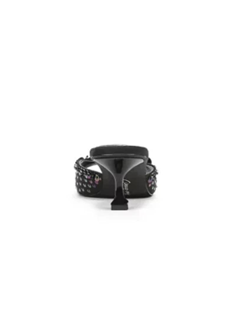 Juliana Kitten Heel Mule Sandals