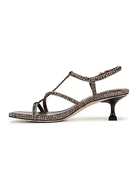 Jaida Strappy Kitten Heel Sandals