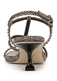 Jaida Strappy Kitten Heel Sandals