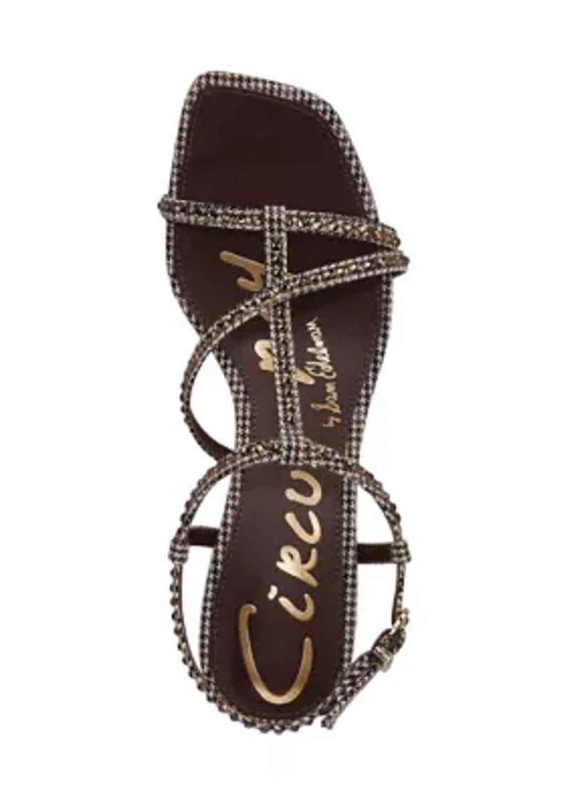 Jaida Strappy Kitten Heel Sandals