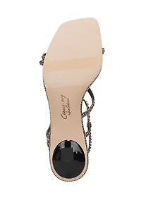 Jaida Strappy Kitten Heel Sandals