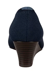 Sandra Knit Wedge Pumps