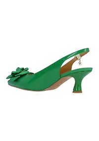Kendry Patent Sling Back Heels