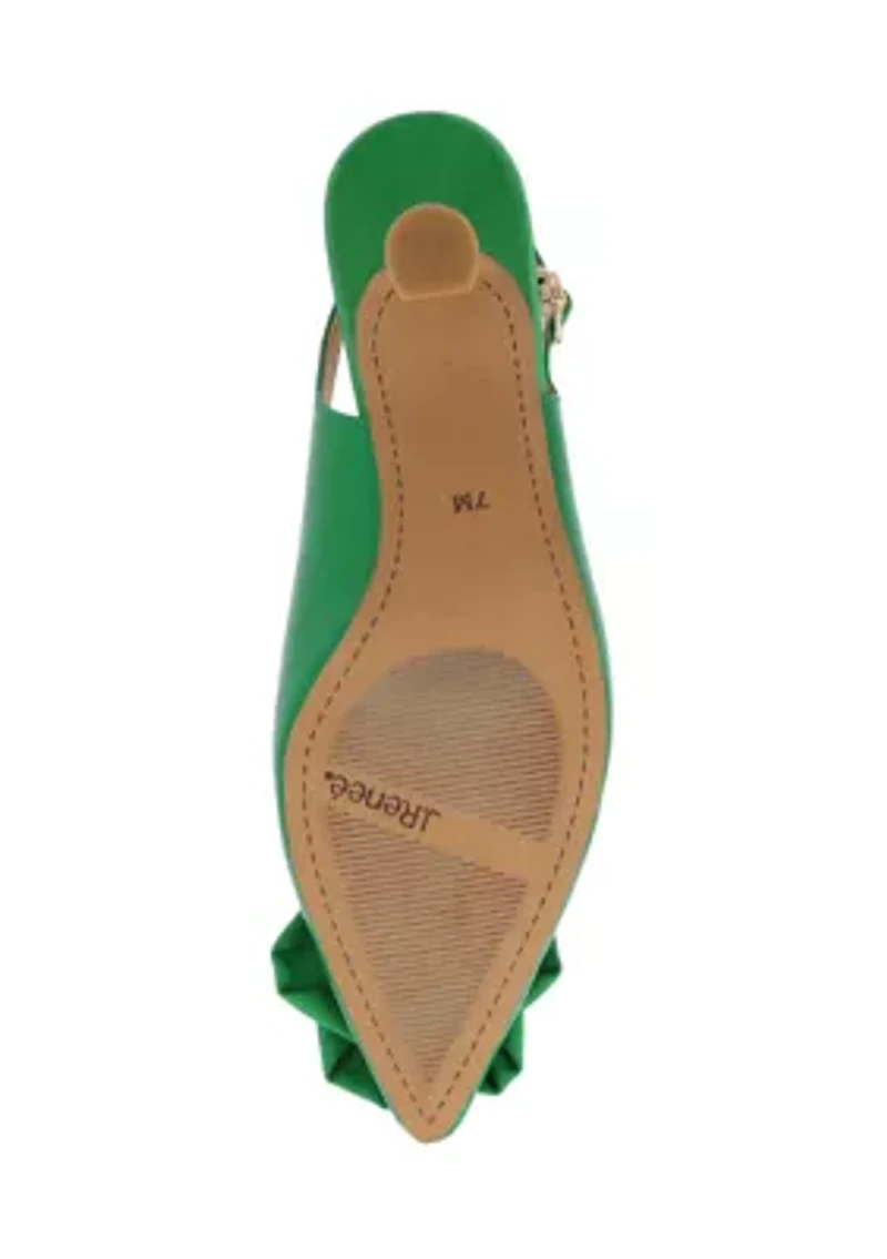 Kendry Patent Sling Back Heels